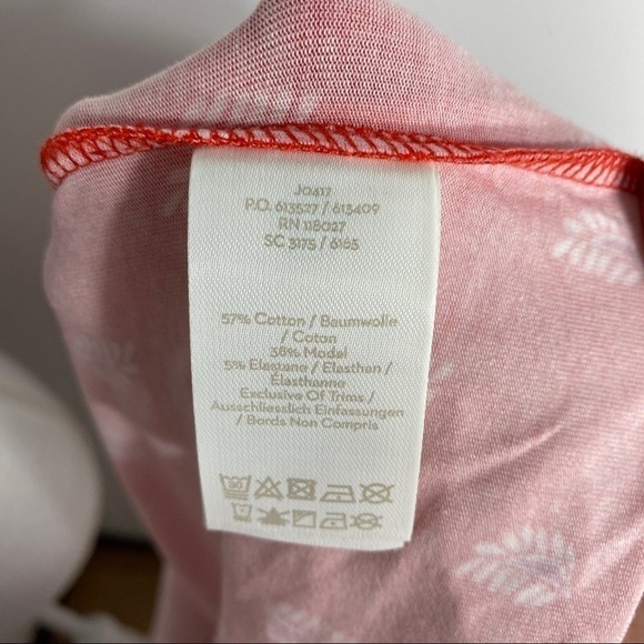 Boden Feather Print Slip Dress NWT Red Women’s 16 - Picture 6 of 10